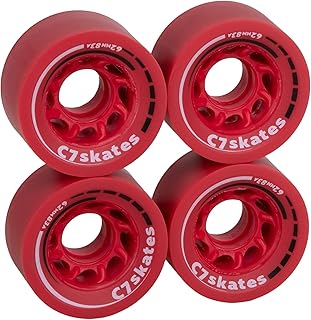 C SEVEN C7skates 62mm Roller Skate Wheels (Cherrypop)