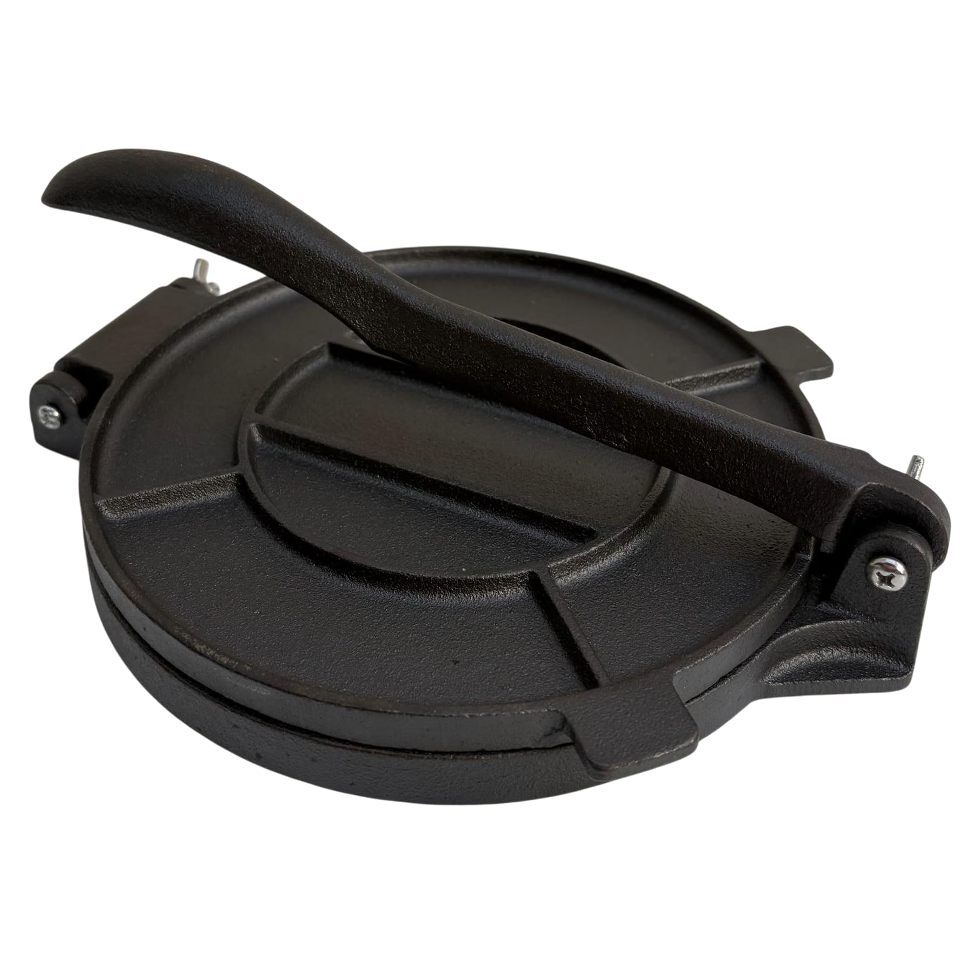 Premium 8" 𝗖𝗔𝗦𝗧 𝗜𝗥𝗢𝗡 𝗧𝗢𝗥𝗧𝗜𝗟𝗟𝗔 𝗣𝗥𝗘𝗦𝗦 – Heavy Duty Roti Maker, Taco & Quesadilla Press, Manual Dough Press, Non-Stick, Durable Kitchen Tool