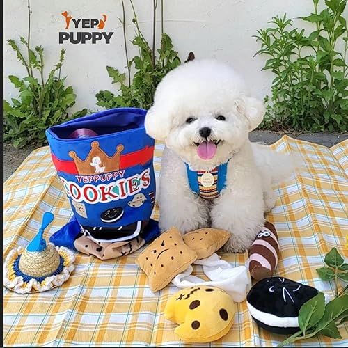 Miniatura 10 de YEPPUPPY Juguete interactivo para perros  Lindo juguete chirriante para esconder y buscar para estimulación mental y habilidades naturales de