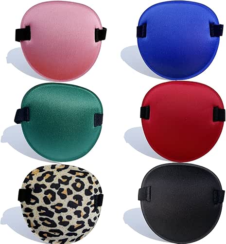 6PCS Eye Patch, Super Soft Eye Patches, Adjustable Medical Eye