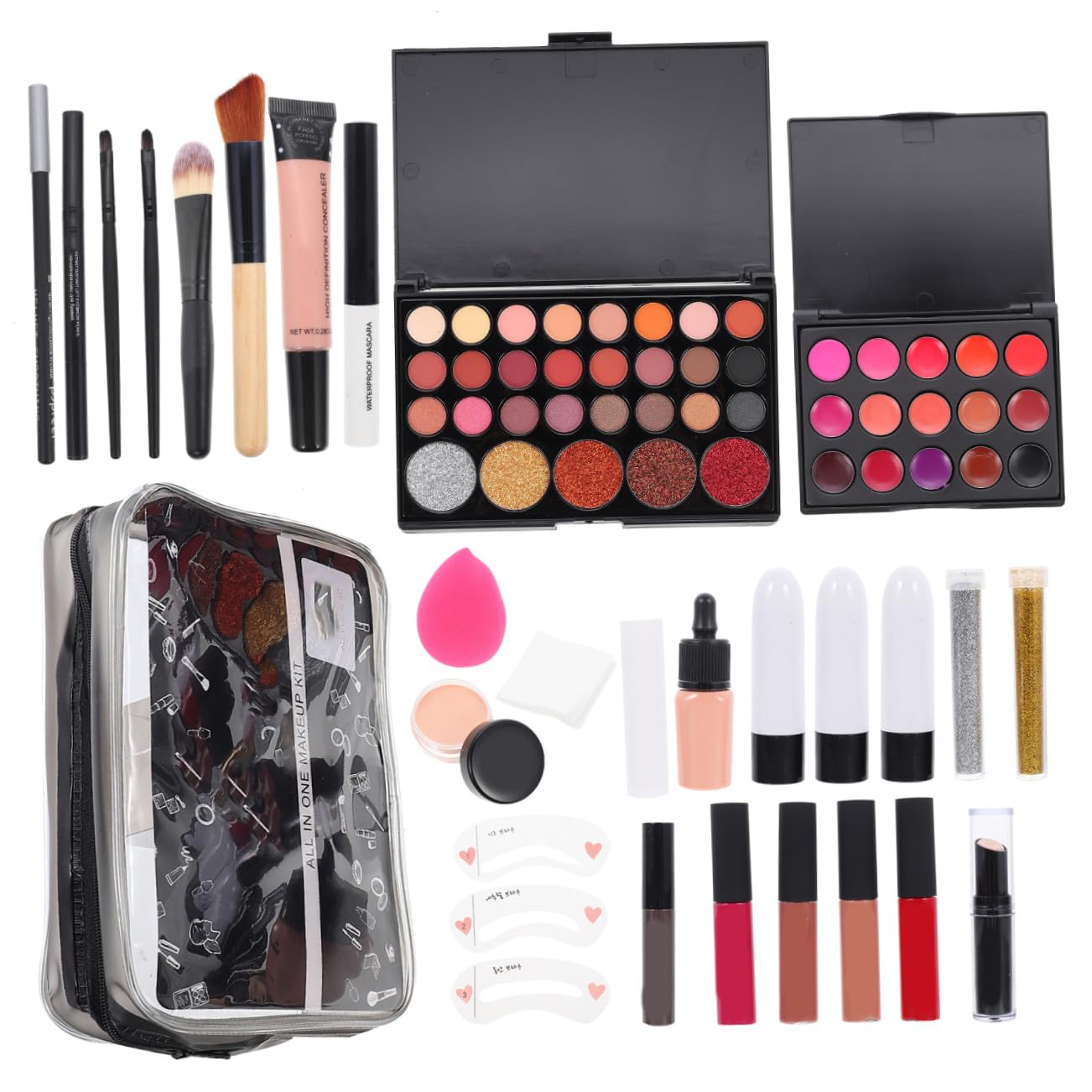 Women Makeup Kit in One Set with ABS Cosmetics Supplies