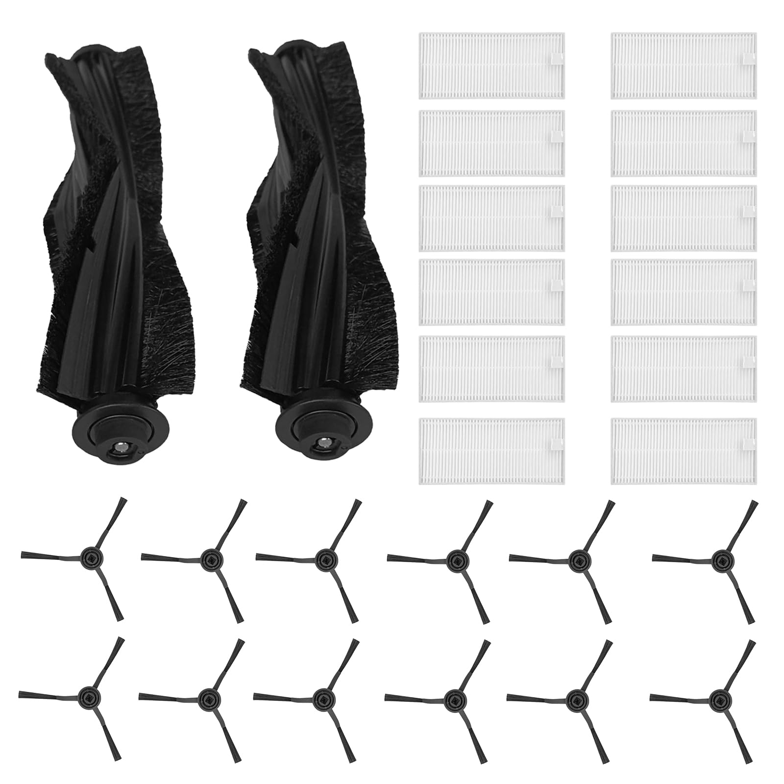 Kalttoy Robot Roller Brushes Filter Replacement Part for W20 Robot Accessories Robotic Parts
