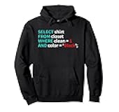 SQL Query Coding Quote For Programmer Coder Database Admin Pullover Hoodie