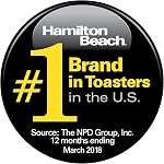 Hamilton Beach 4 Slice Toaster, White, 24218