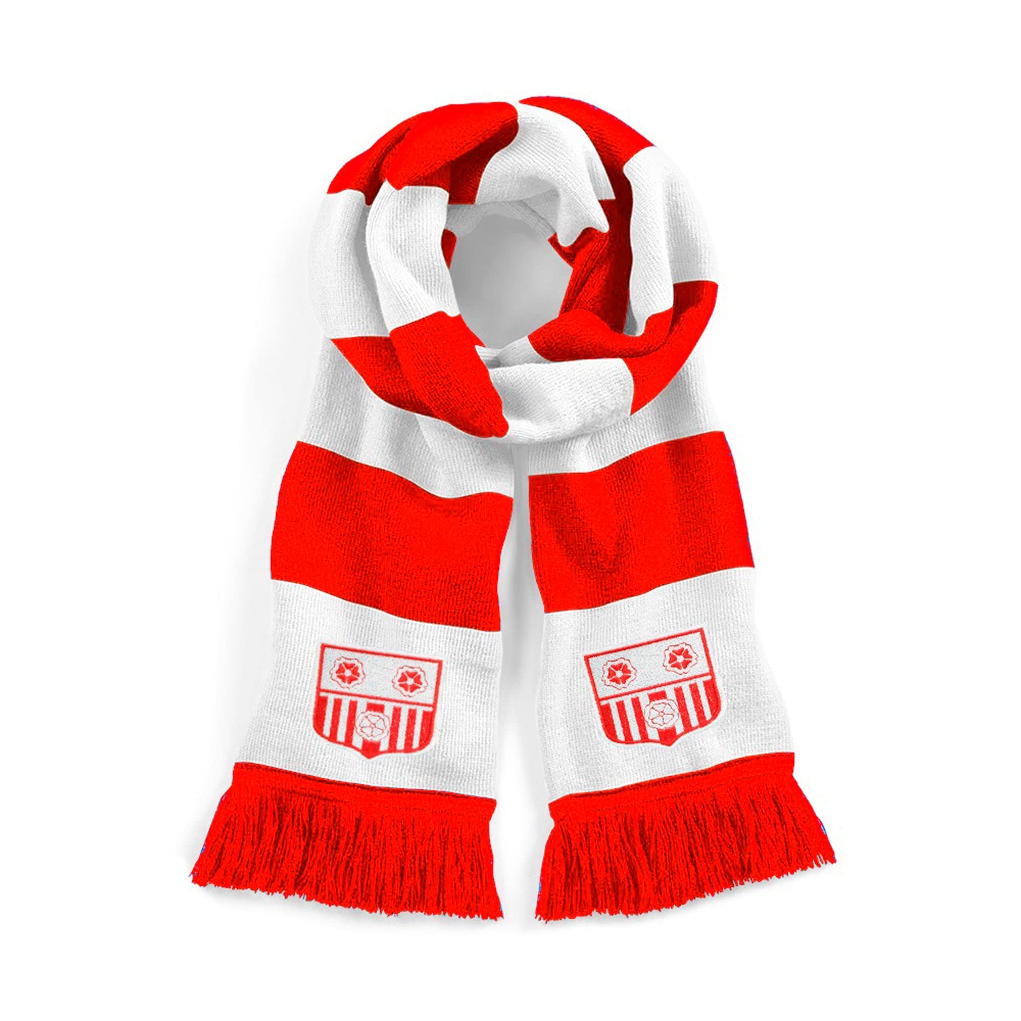 Southampton 1960s Retro Traditional Football Scarf Embroidered Logo