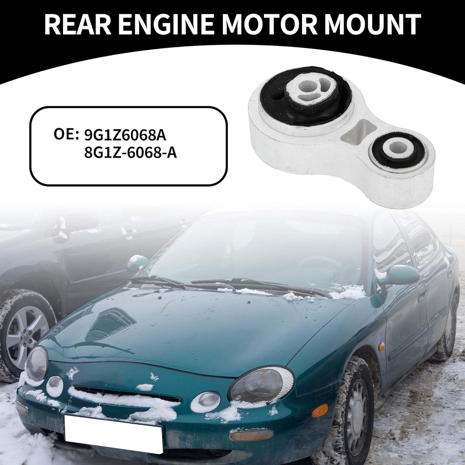 Engine Motor Mount No.9G1Z6068A - Car Rear Lower Transmission Mount - for Ford Flex 2009-2012 1Pc