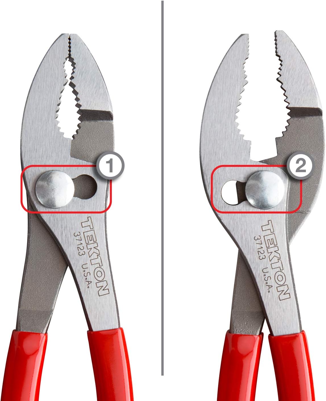 TEKTON 8 Inch Slip Joint Pliers | 37123 | Made in USA