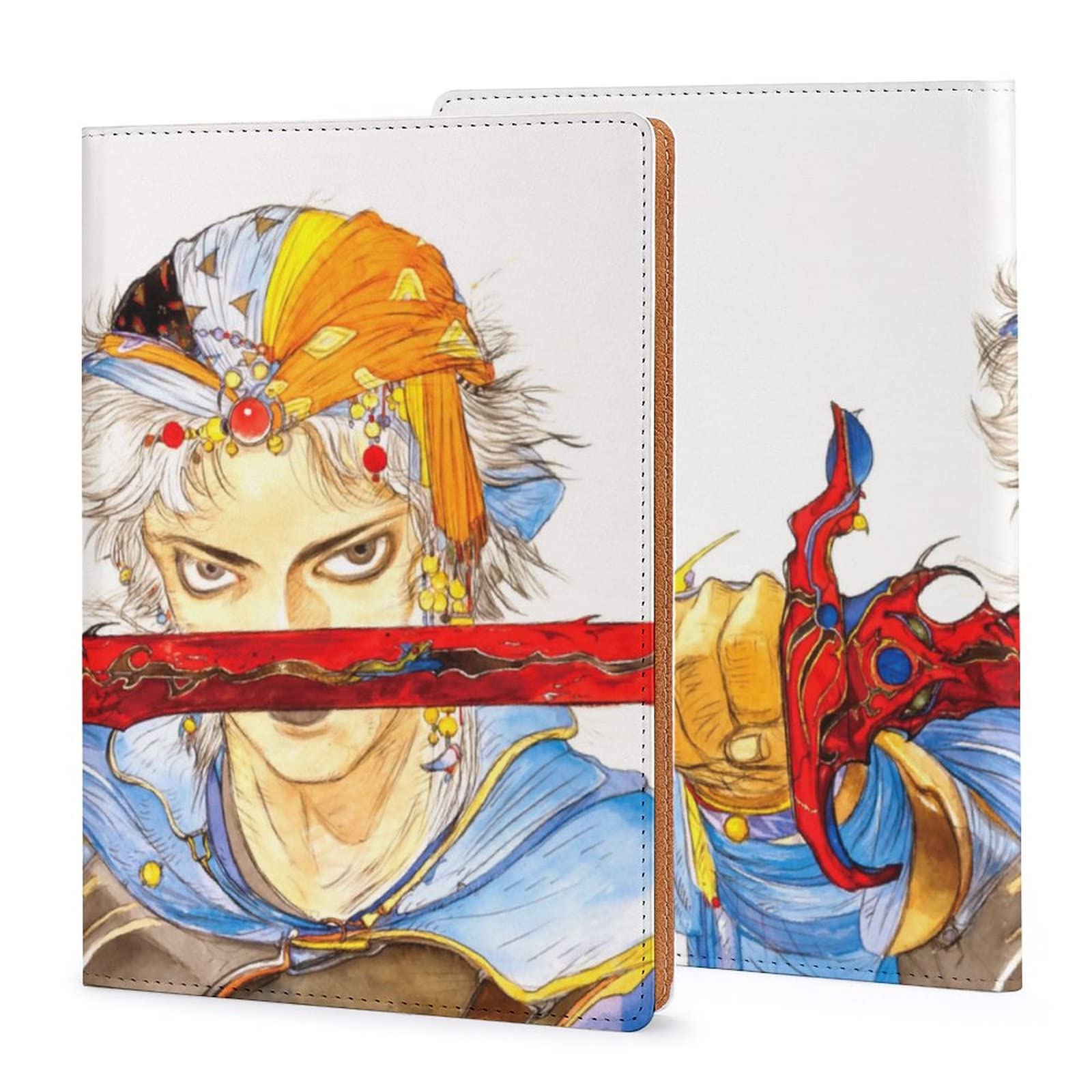 Amazon | ブックカバー PUレザー 手帳カバー 天野喜孝図 アニメ 人気