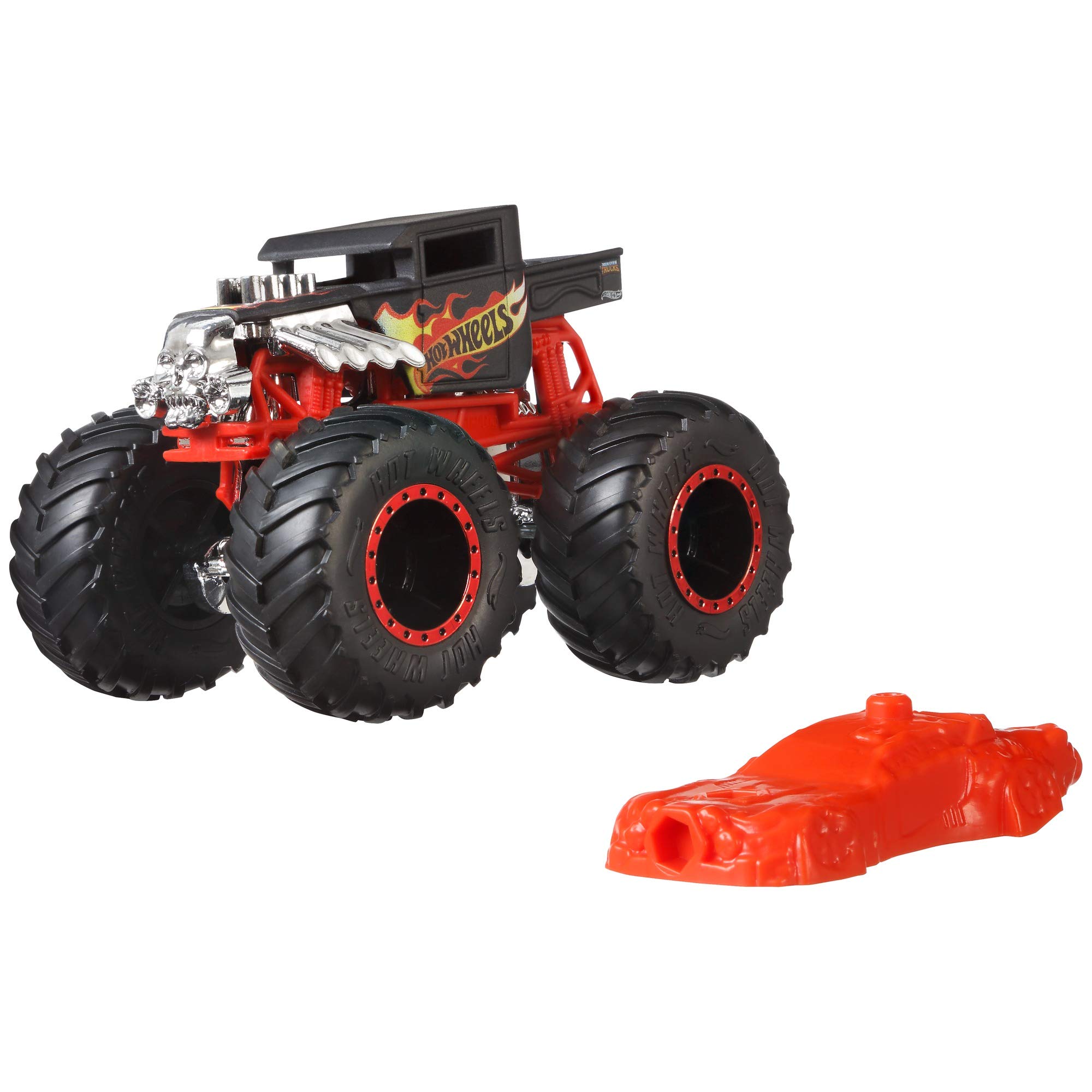 Amazon.com: Hot Wheels Monster Trucks 1: 64 Bone Shaker Vehicle