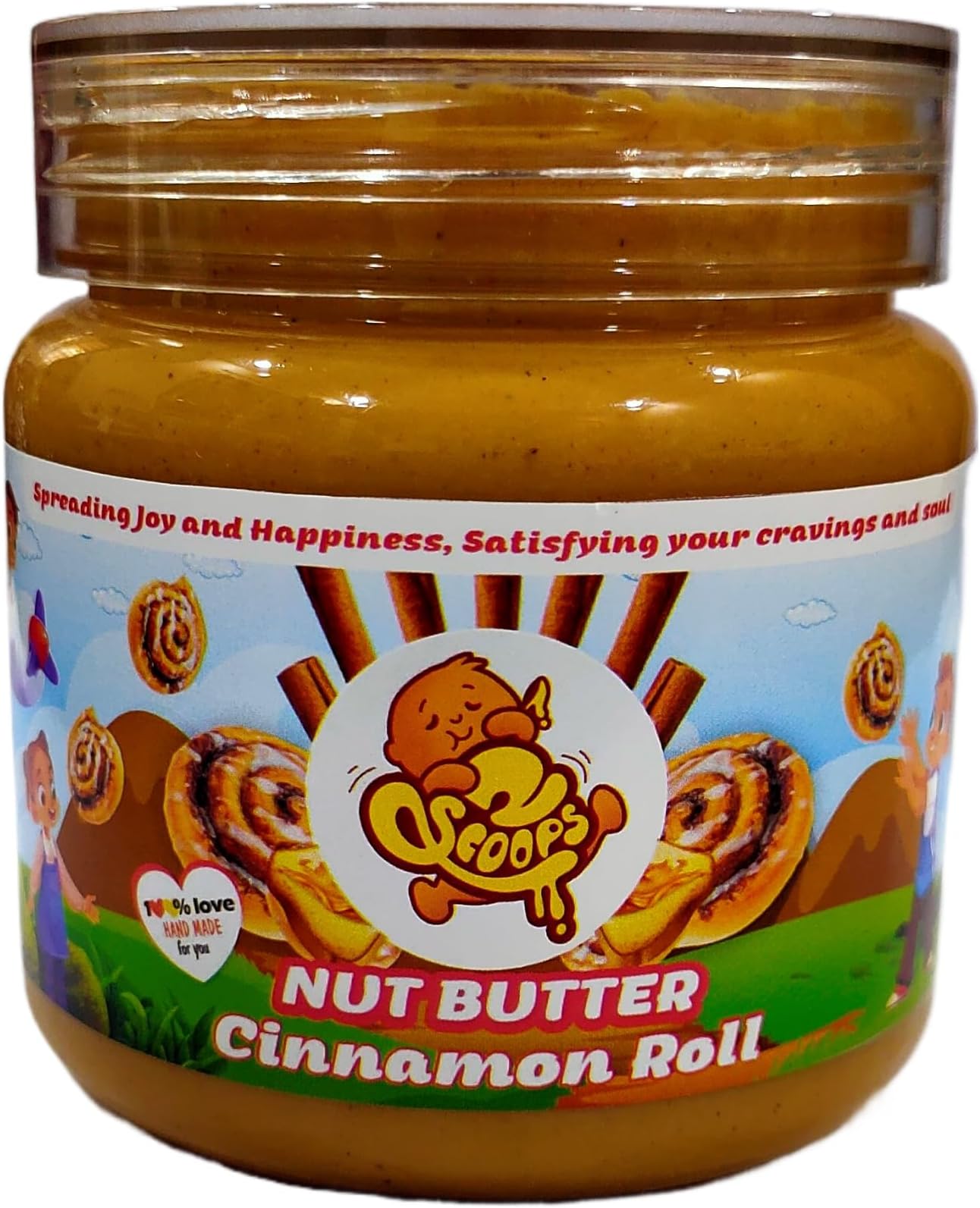 2Scoops Cinnamon Roll Nut Butter, 440gm