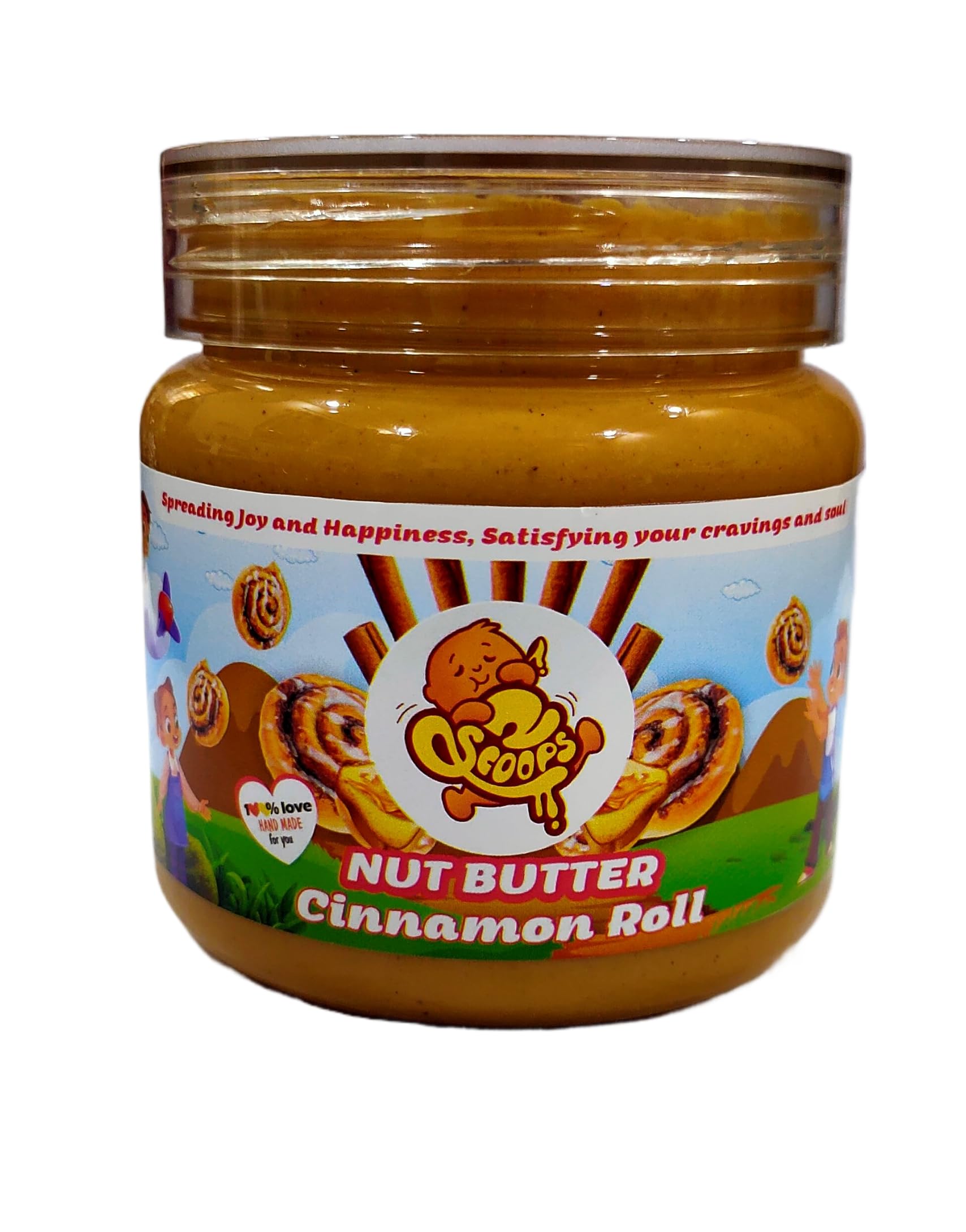 2Scoops Cinnamon Roll Nut Butter, 440gm