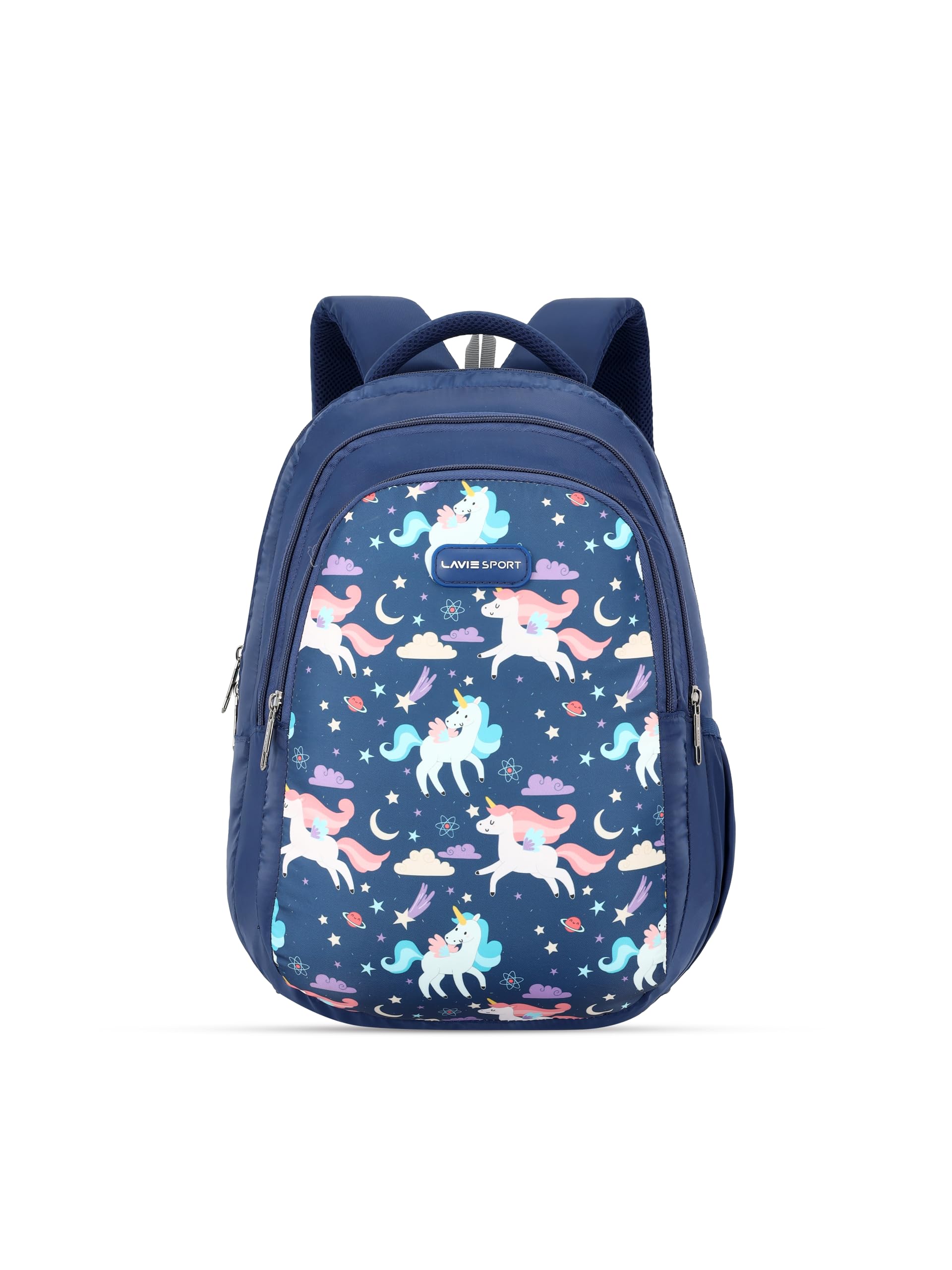 43cm Unicorn Star 26 litres Printed 17" School Backpack for Girls | Stylish and Trendy Casual Backpack-image-8