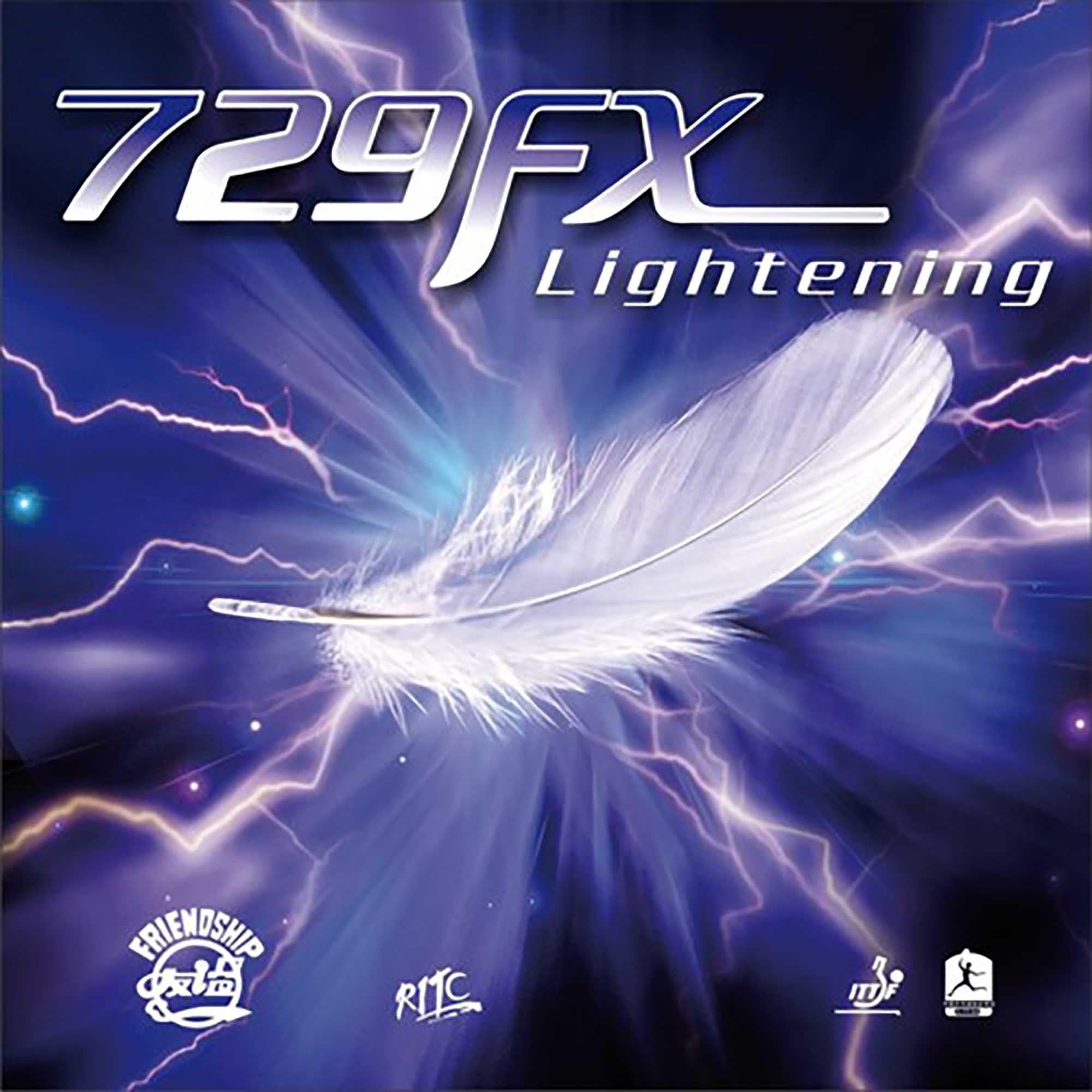 Friendship Rubber 729 Super FX Lightening, options 2,2 mm, black