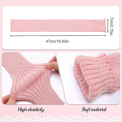 Miniatura 2 de Calentadores de piernas para mujer, lindos calcetines japoneses estilo Y2K, accesorios góticos de Halloween, Emo Gyaru