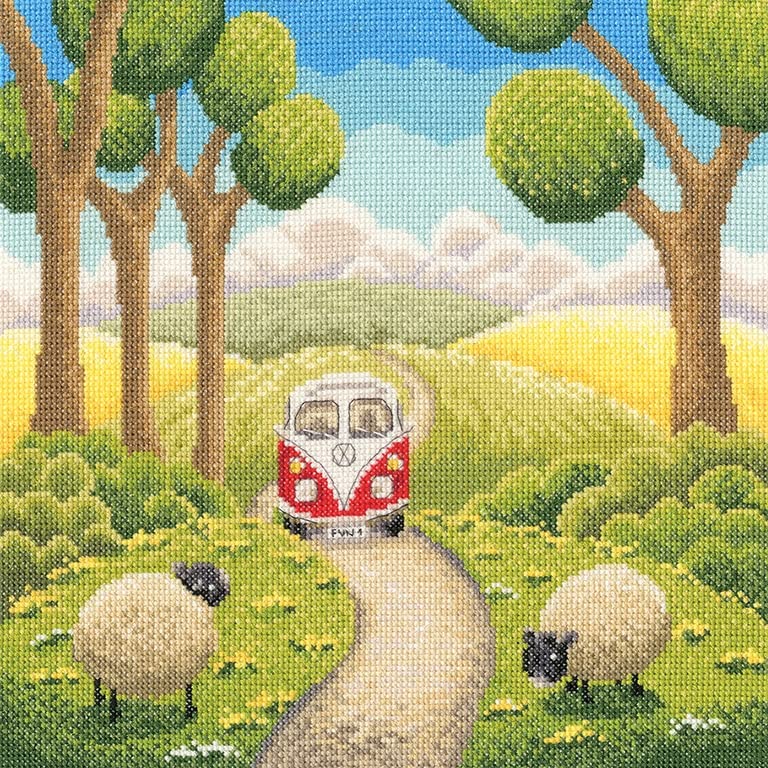 Road Trip - Bothy Threads Counted Cross Stitch Kit