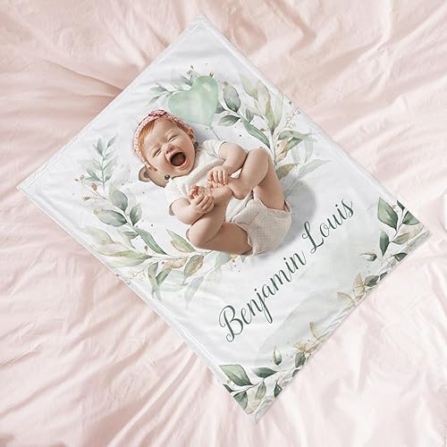 Miniatura 4 de Mantas de bebé personalizadas para niños con nombre, mantas de bebé personalizadas con nombre para niños, el mejor regalo para bebé, franela de