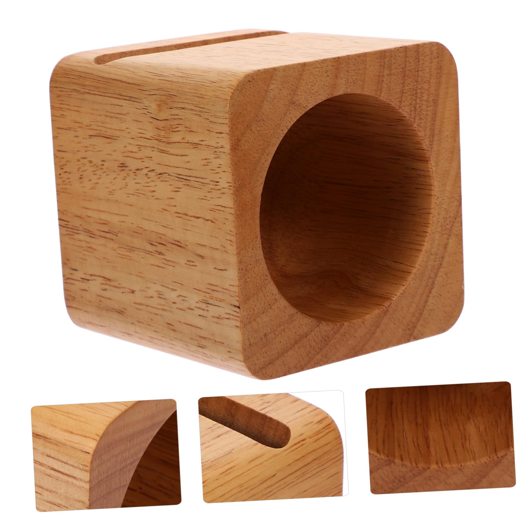 Homoyoyo Soporte de Madera para teléfono móvil Pararse Soporte para Amplificador de teléfono móvil celulares de Escritorio Bambú