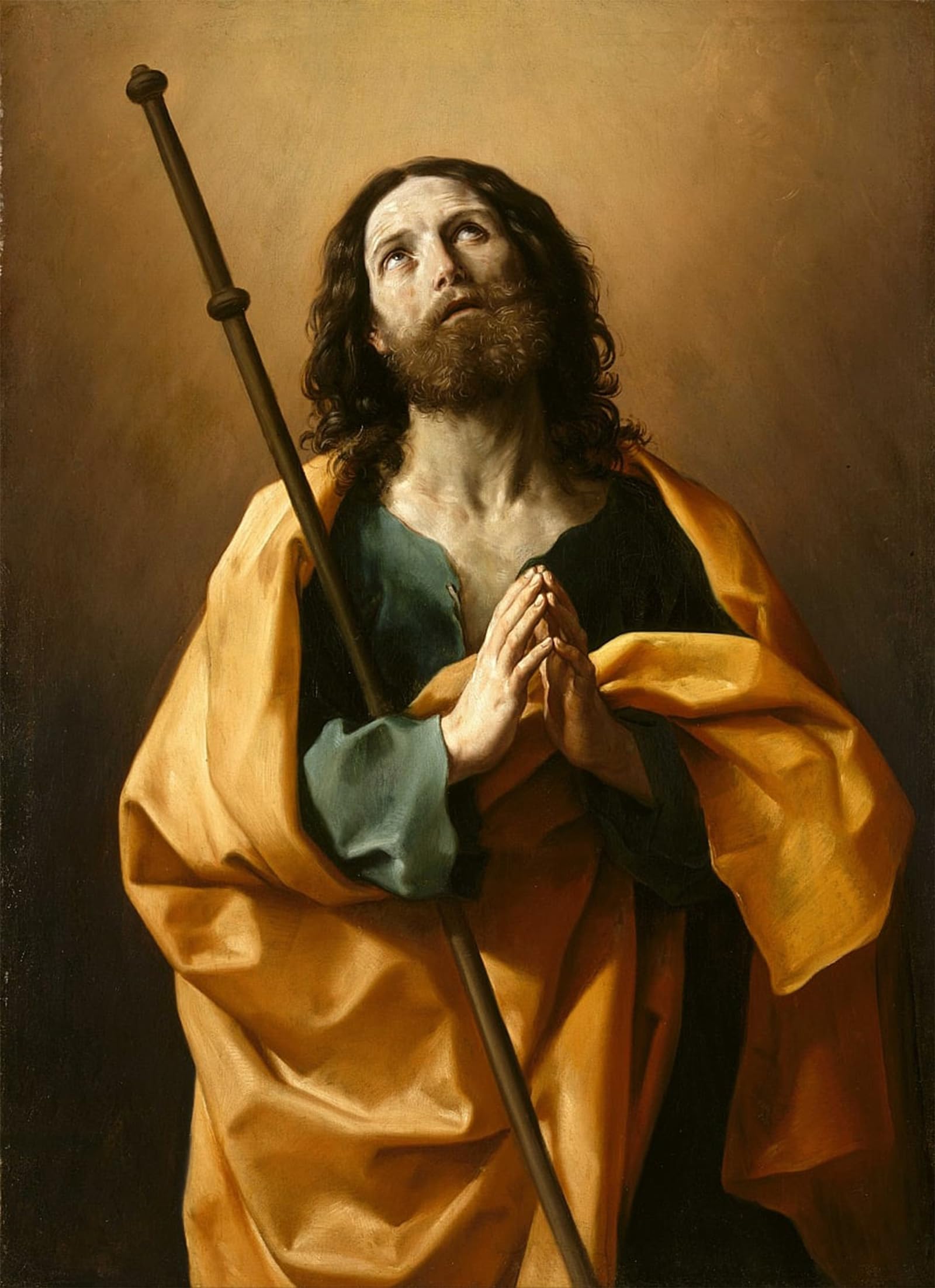 SERENDIPITP Abstract Painting Mural Print Picture Wall Decor Painting Saint the Greater by Vintage Painting Vintage Wall Artwork for Home Decor 60x90cm