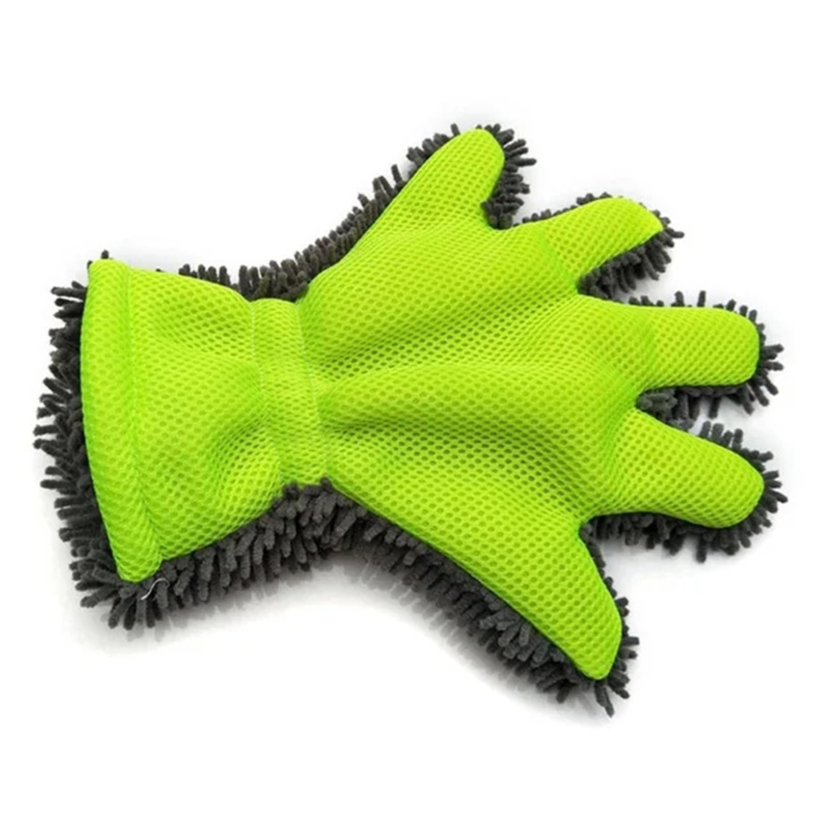 HEUchuan Fleece Car Wash Gloves 2Pcs Car Wash Gloves Microfiber Wipe Sponge Scratch Free Cleaning Coral Velvet Double-Sided Tool