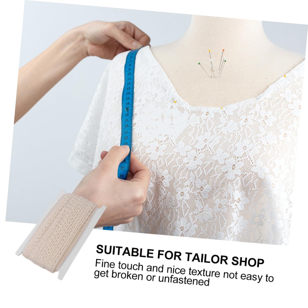 3rollen Baumwollspitze Für Spitzenborte Für Kleidung Vorhänge Und Dekoration Yards Vielseitig Einsetzbar Für Bastelarbeiten Und Kreative Projekte