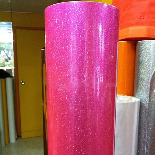 Miniatura 10 de Lámina de vinilo de alta calidad con purpurina brillante para automóvil, con burbujas libres de aire, calcomanía de vinilo para automóvil, color