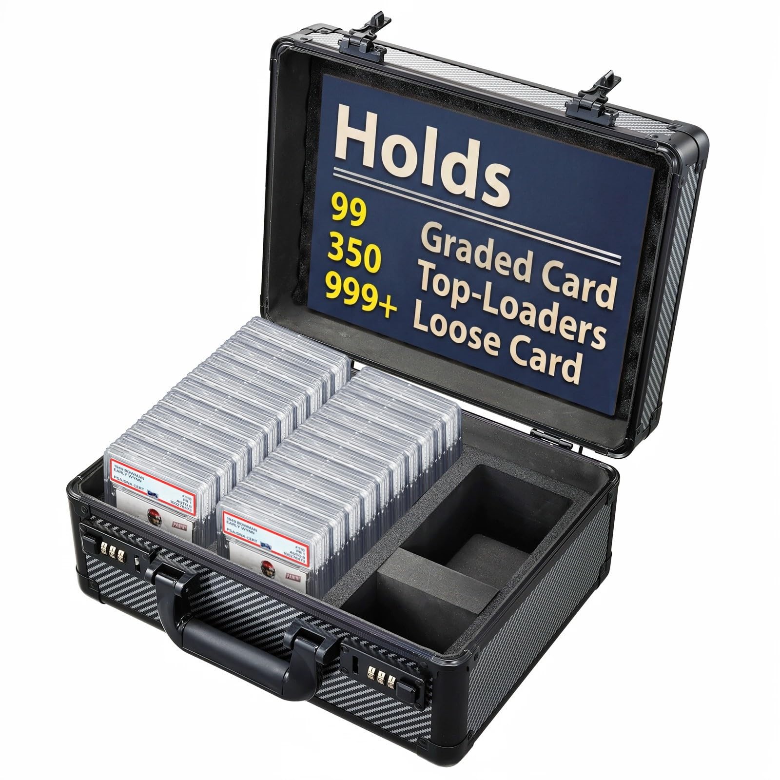 Graded Card Storage Box, Trading Cards Case Storage, Toploader Card Storage Cases for Spo…