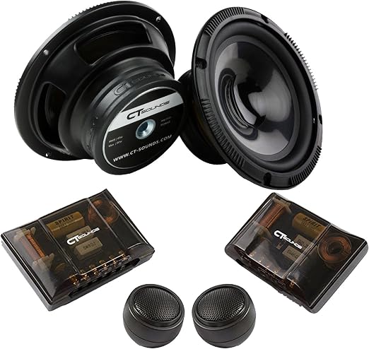 CT Sounds Strato - Juego de altavoces de coche (6.5 pulgadas, 240 W,  componentes resistentes a la intemperie, 2 vías) : Electrónica - Amazon.com