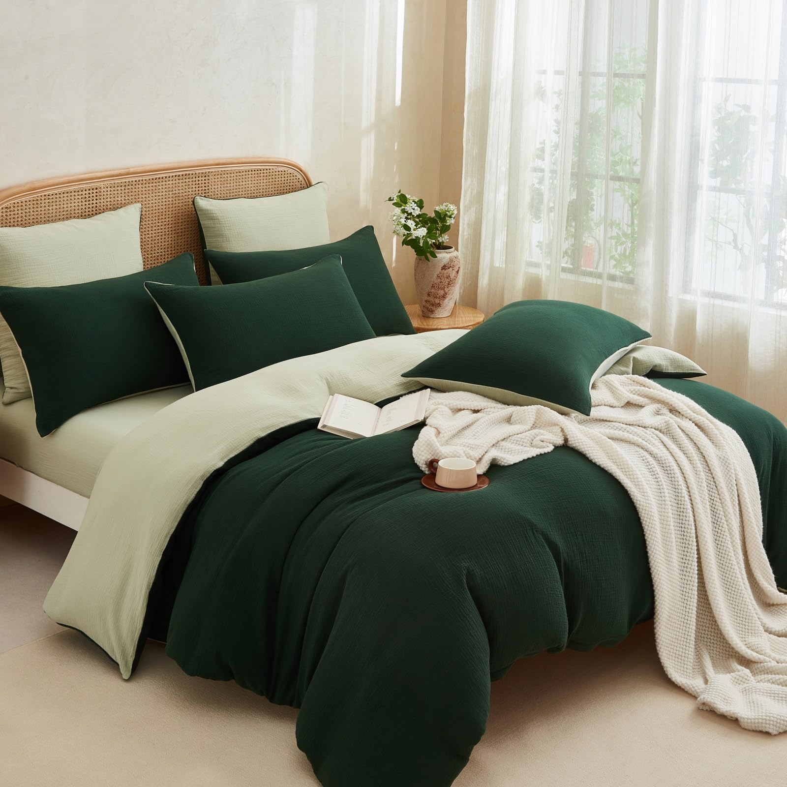 Parure de lit 155x220 cm idéale pour des nuits d'été fraîches