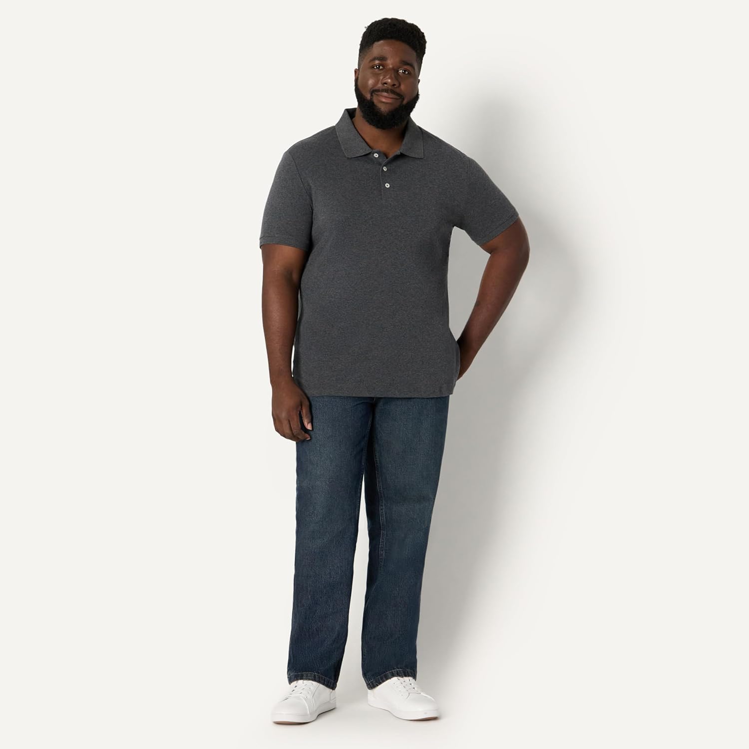 Amazon Essentials Men's Slim Fit Interlock Polo Shirt - Image 7