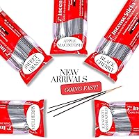 Vista 3 de Gift for Her Varitas de incienso de 7 pulgadas, juego variado de 500 unidades, 11 pulgadas, 7 paquetes de 100 varillas por fragancia. El juego