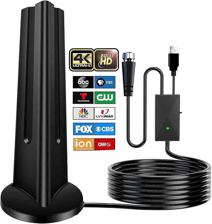 2024 Newest HD TV Antenna up 130+ Miles RangeIndoor