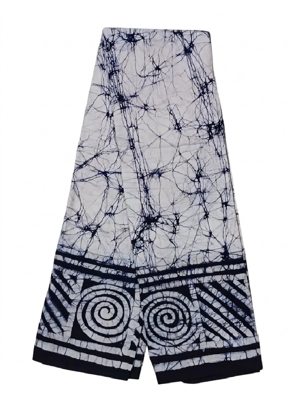 hc men lungi unstitched cotton batik White & blue-picture-51