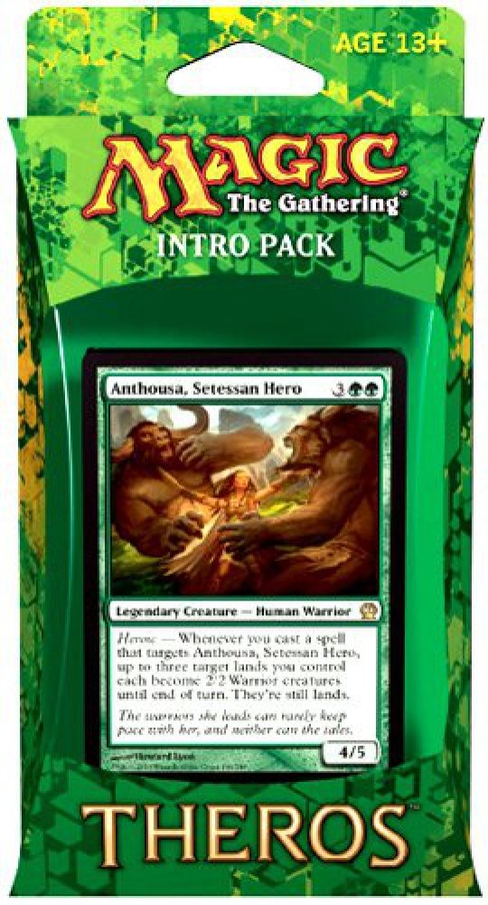 Magic the Gathering Theros Intro Pack - Green (Anthousa, Setessan Hero) by Magic: the Gathering