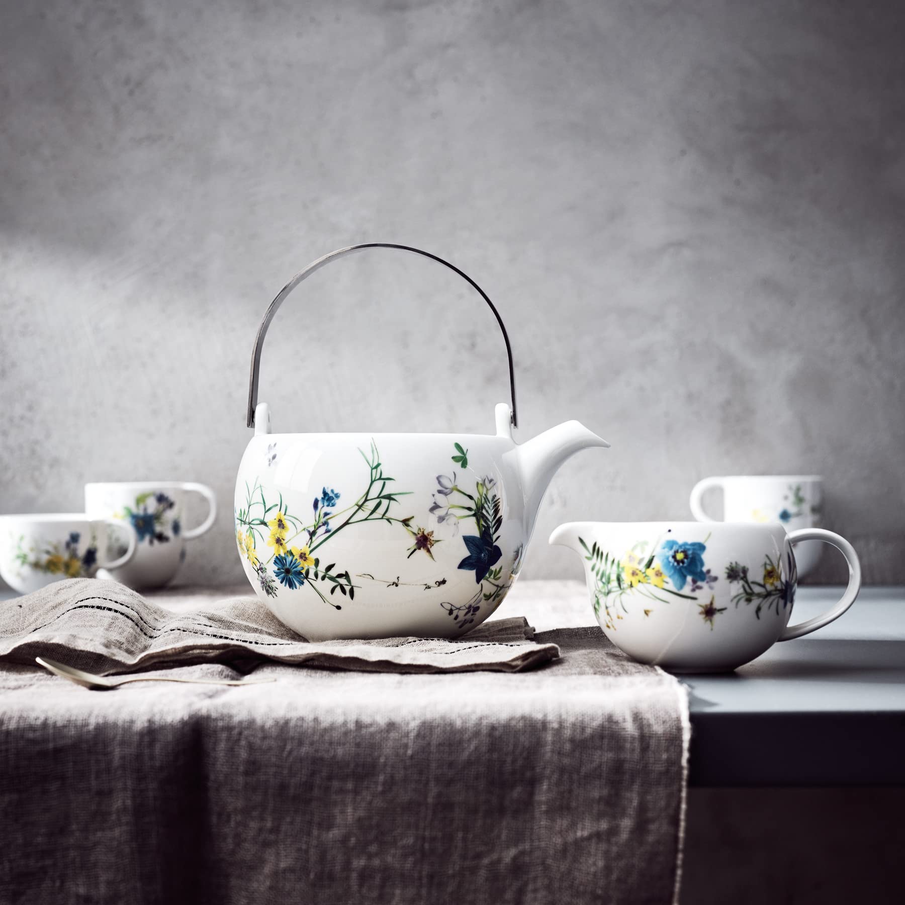 Rosenthal Frühstücks-Set Brillance - Grand Air 6-tlg., Bone China, Mehrfarbig