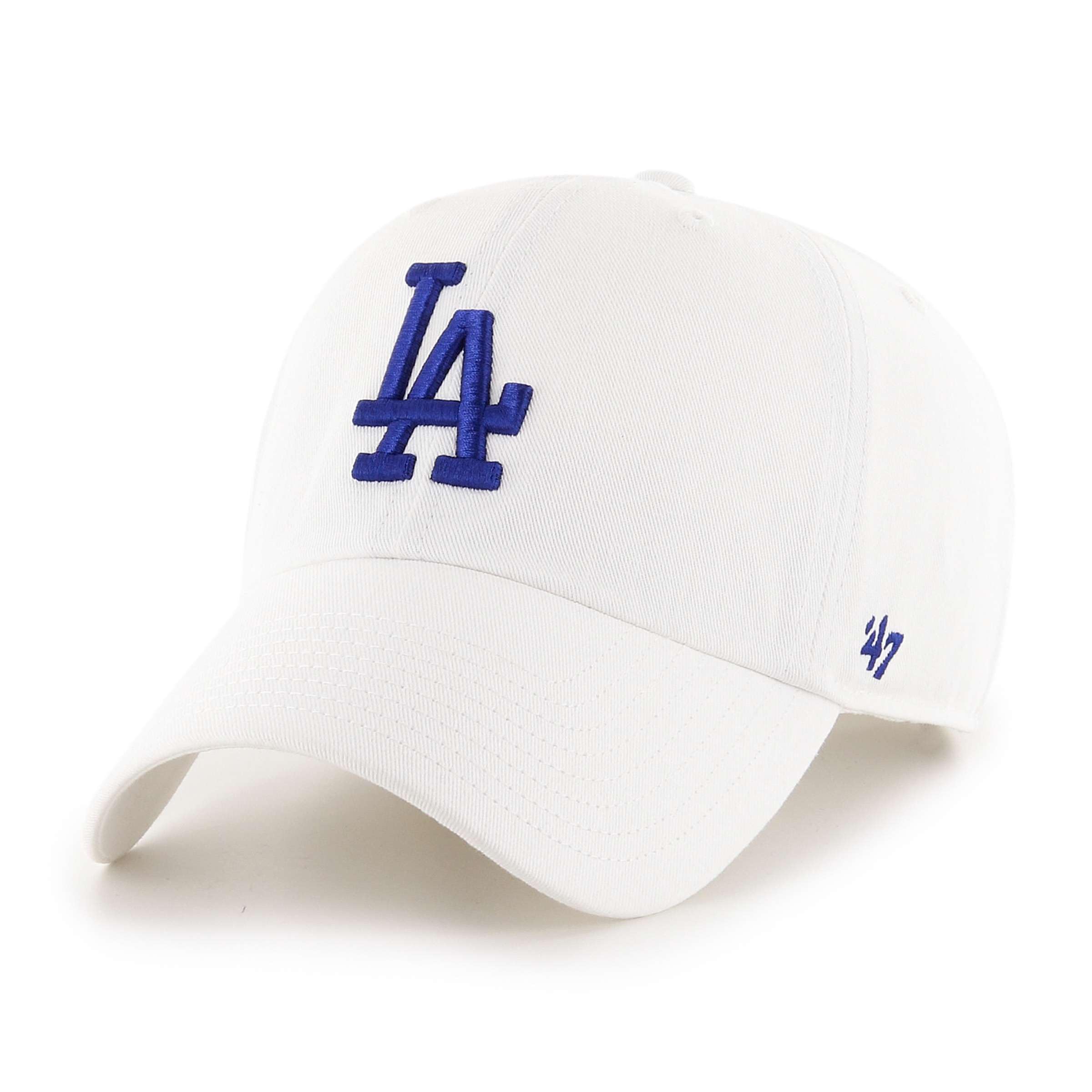 47 Brand Relaxed Fit Cap - CLEANUP Los Angeles Dodgers White