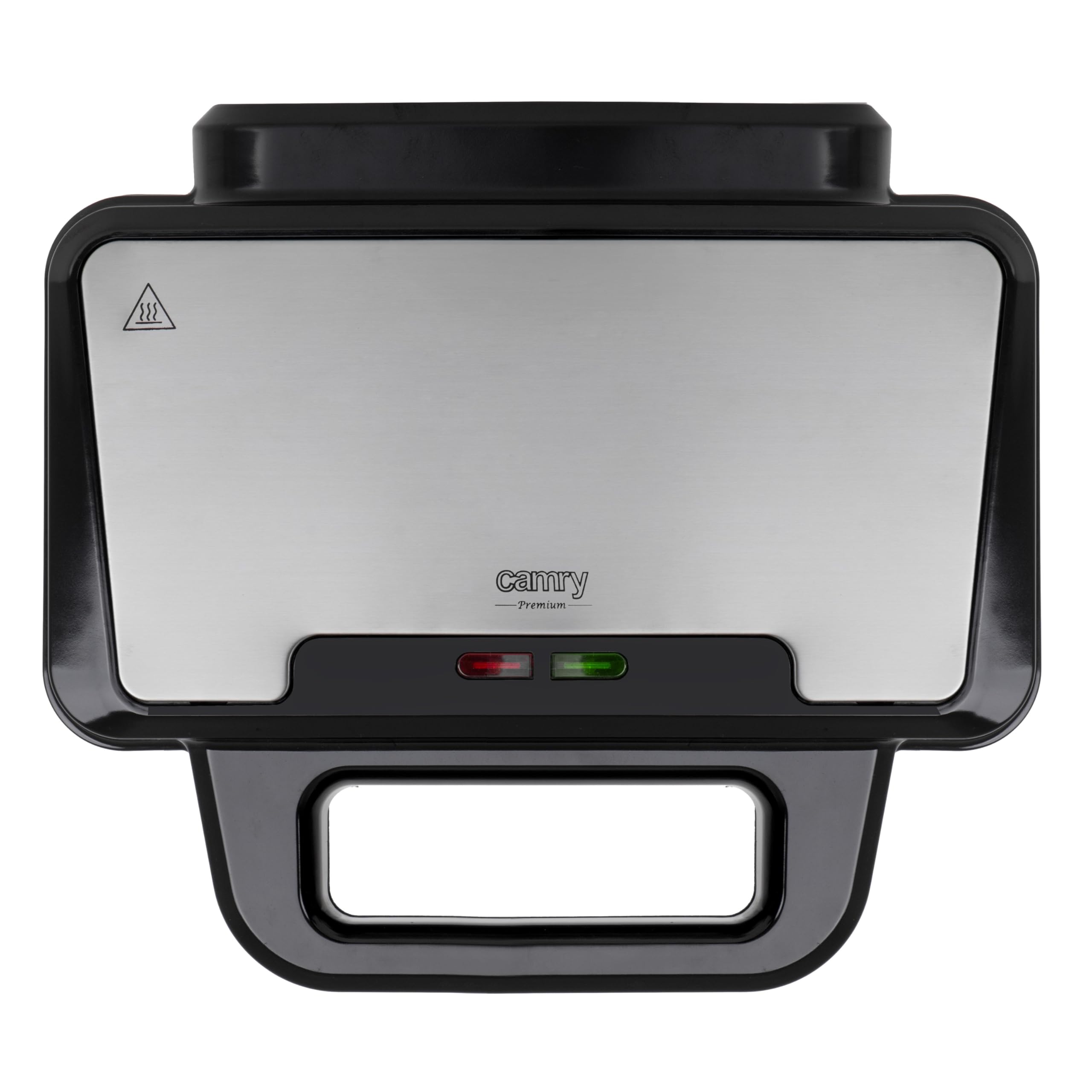 Camry - Zandwichmaker en panini grill in één, 2 in 1, zwarte sandwichbroodrooster klein, sandwich- en paninitoaster - snelle toast grill - camping sandwich maker - breakfast maker - 74 cm snoer