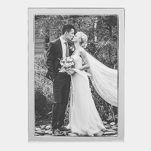 Miniatura 3 de Siena TRIMLINE - Marco plateado de alto pulido, 5x7