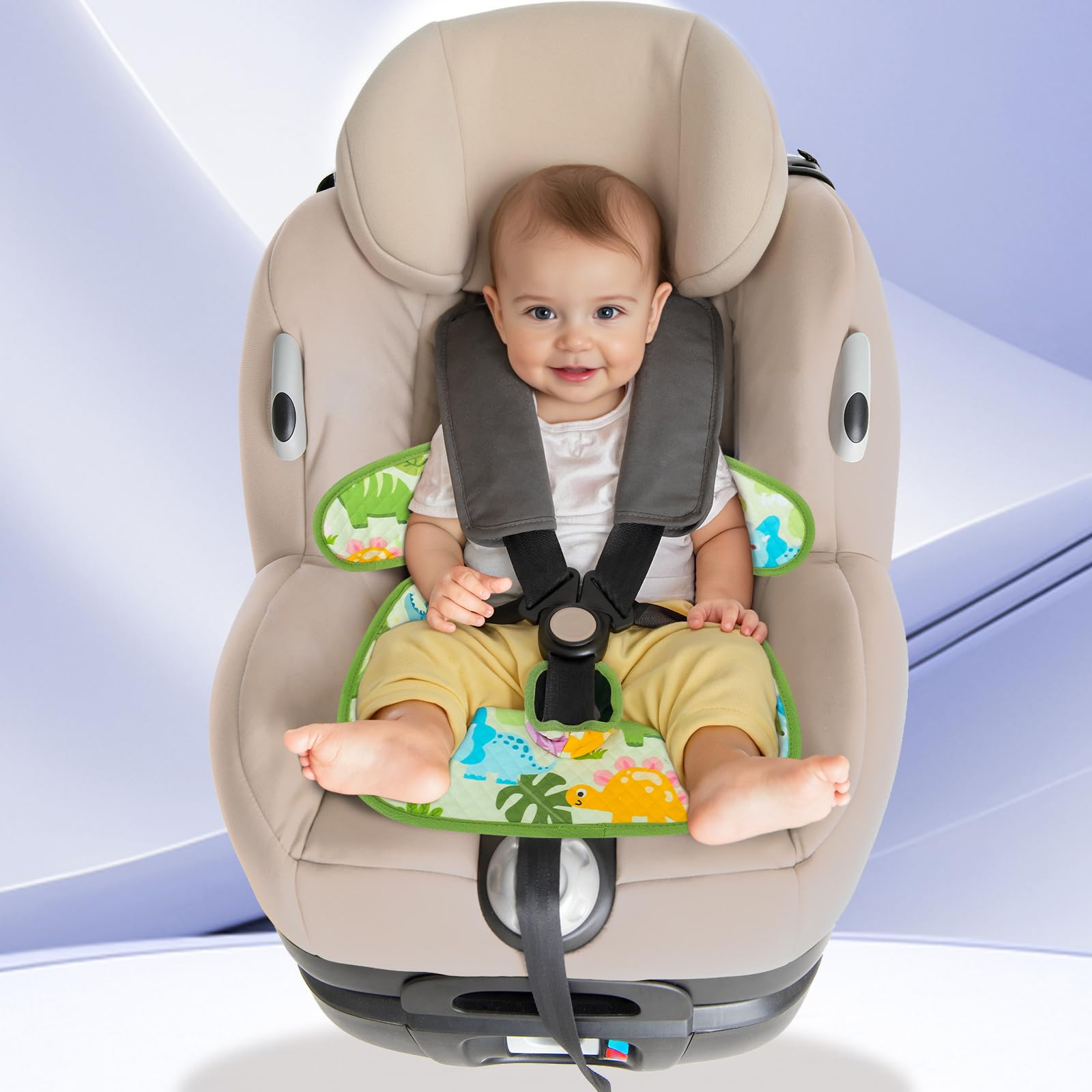 INFANZIA Dry Seat, Autositzschutz, wasserdicht, für Töpfchentraining für Kleinkinder, Babys und Kleinkinder, Piddle Pad für Kinderwagen, Grün, 1 Stück