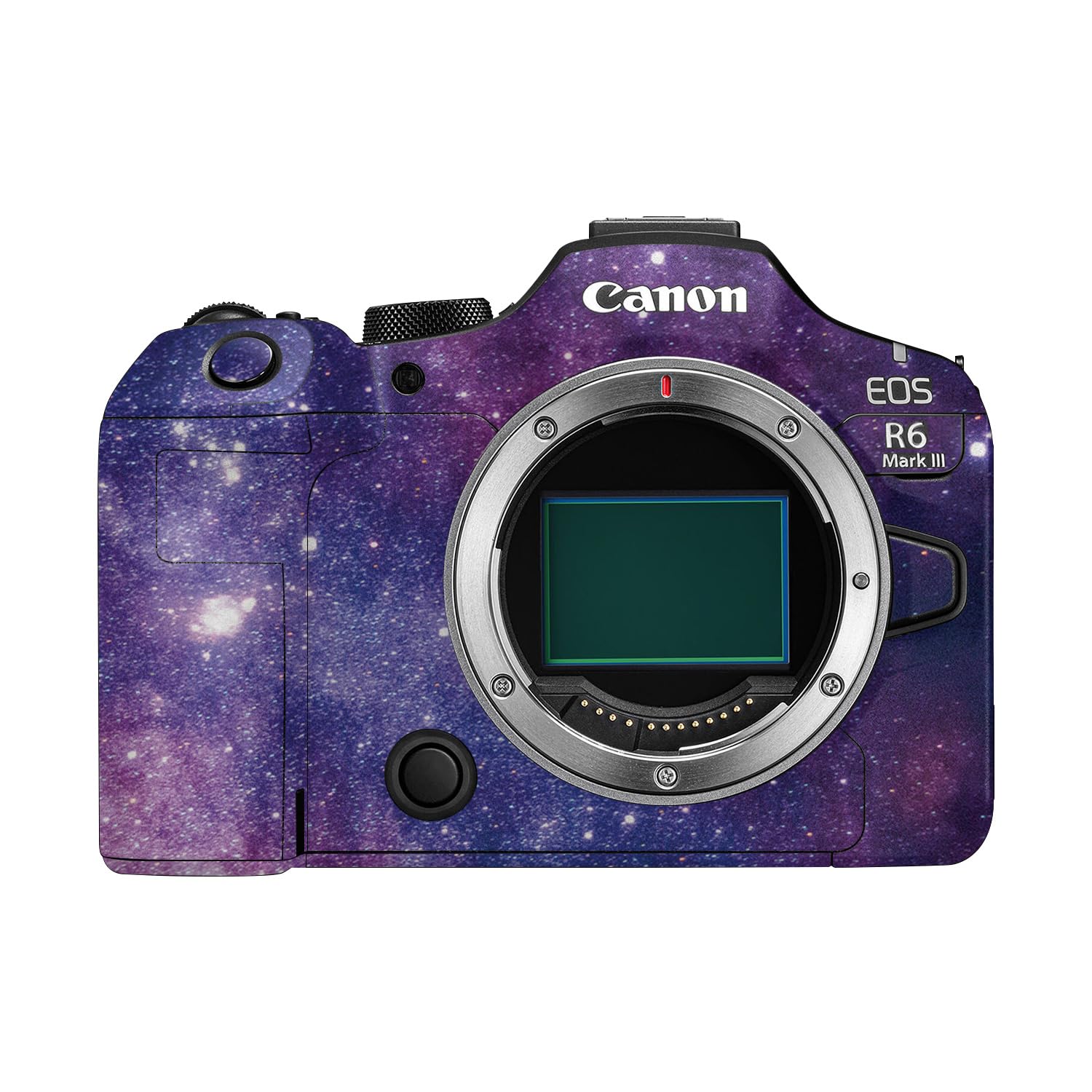 Camera Skin Compatible with Canon EOS R6 Mark III (2025) - Violet Stars - Premium 3M Vinyl Protective Wrap Decal Cover - Easy to Apply | Crafted in the USA by MightySkins