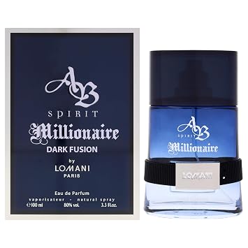 Lomani Ab Spirit Millionaire Dark Fusion Men EDP Spray 3.3 oz