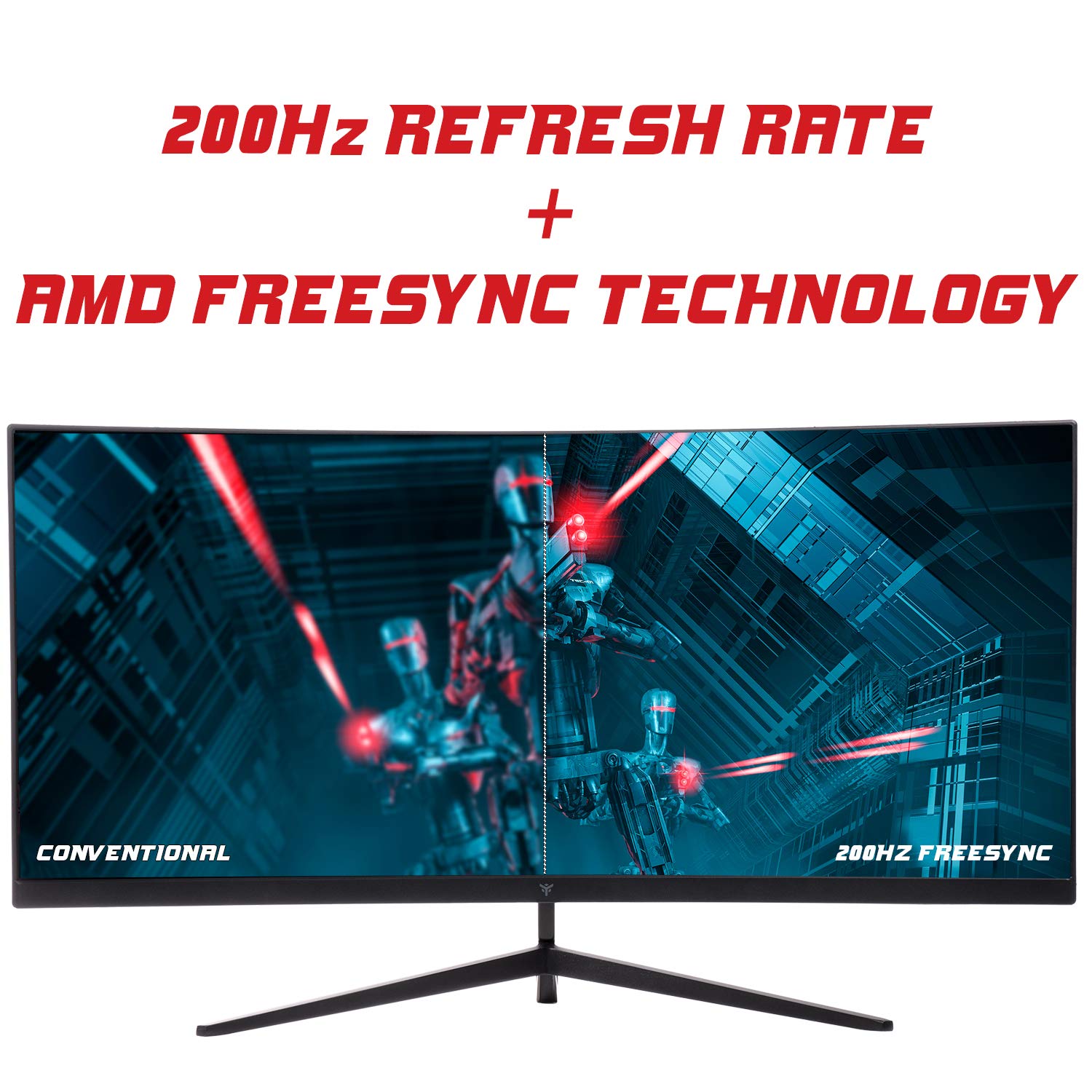 Itek Monitor GGC - 30" Curvo, 2560x1080 WFHD UltraWide, R1800, Pannello VA da 200Hz, Risposta 1ms MPRT, Collegamenti 3xHDMI e DP, HDR Ready, Adapt Sync