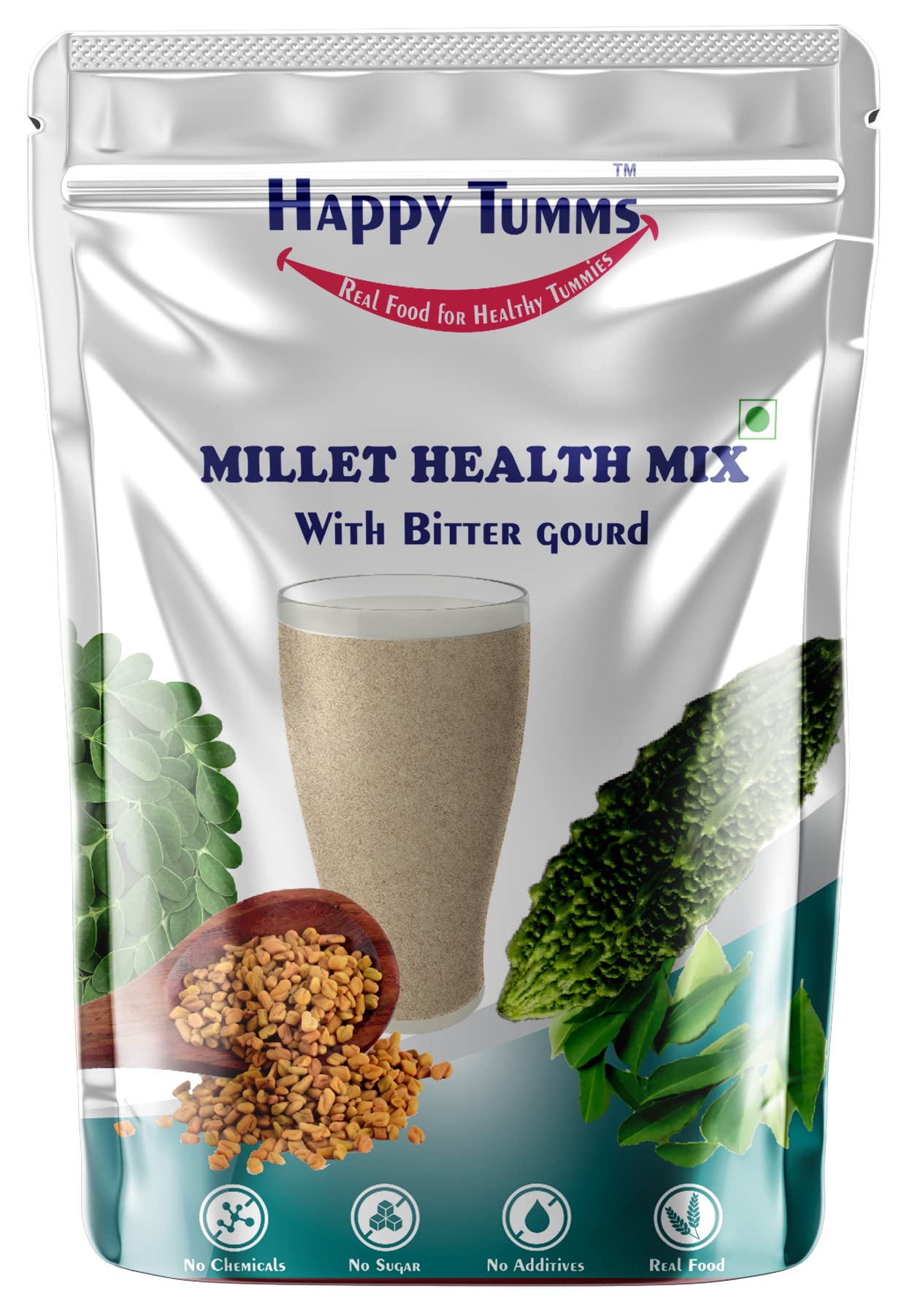 Buy Happy Tumms Millet Mix with Bitter Gourd Multi Millet Drink Mix