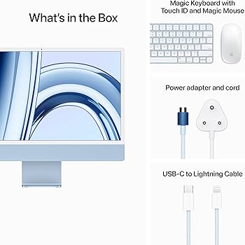Apple 2023 iMac (24-inch, Apple M3 chip with 8‑core CPU and 10