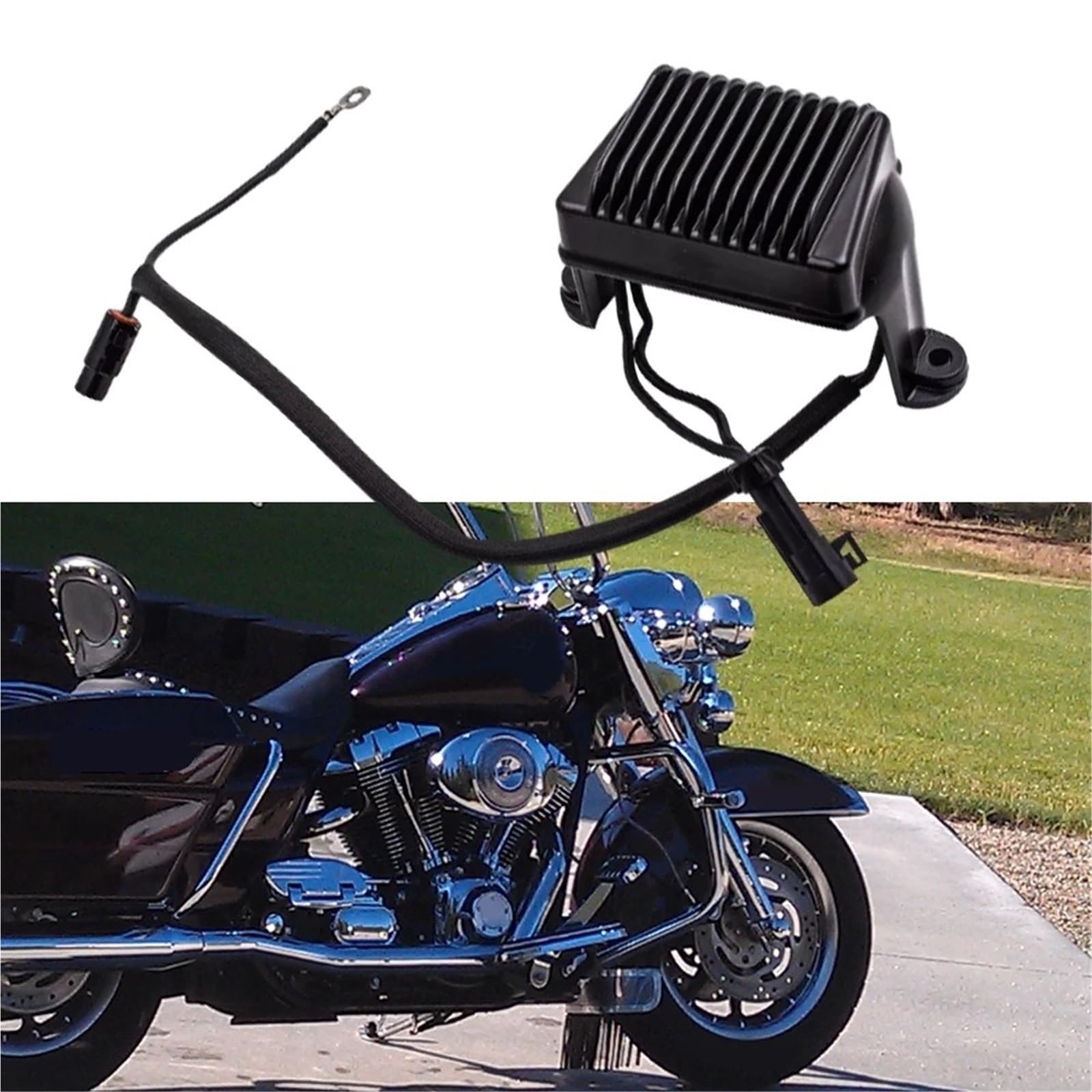 Redresseur régulateur tension moto 74505-04 pour FLHR pour FLHRCI pour FLHRS pour route pour King Electra Glide Touring 2004-2005 Régulateur moto tension