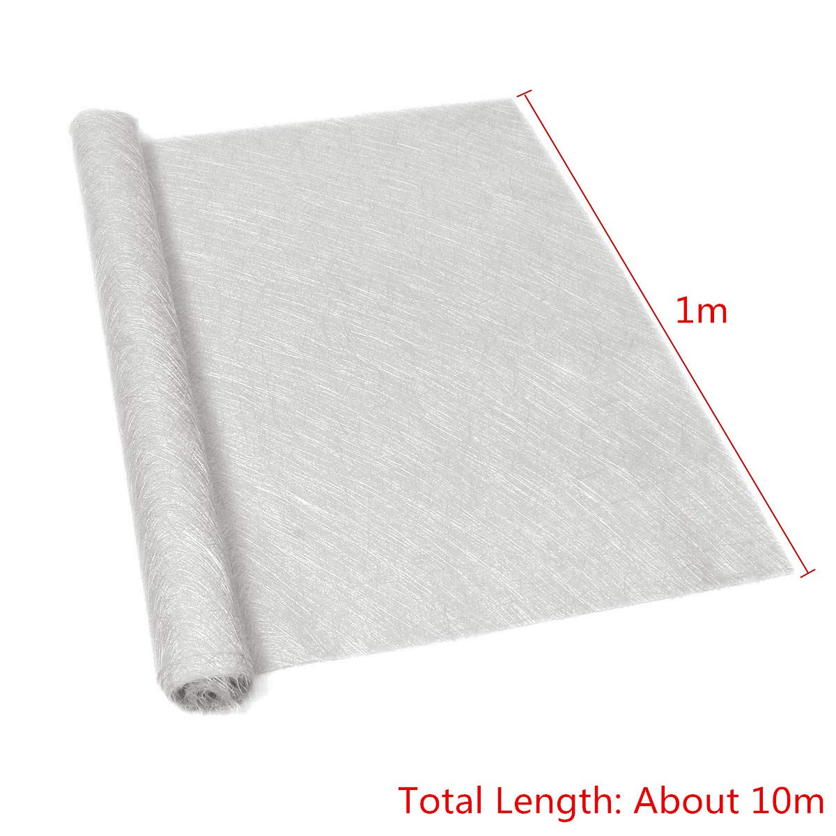 Stuoia In Fibra Di Vetro 30g – Rotolo 1m X 10m, Senza Alcali, Per Resina E Pultrusione FRP