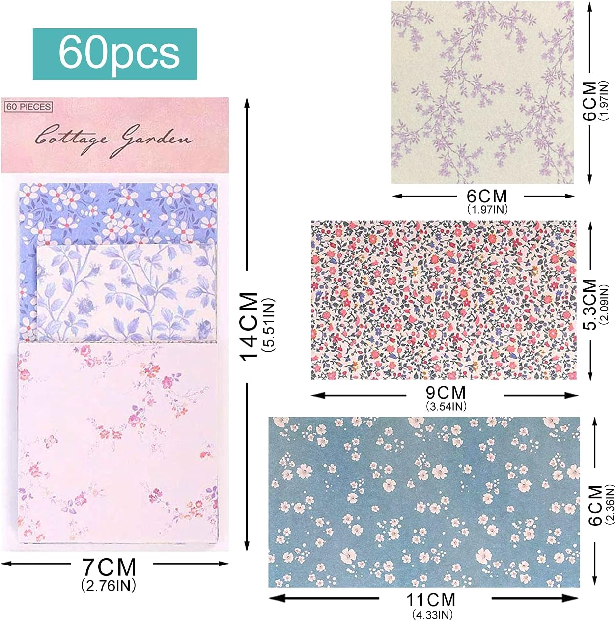 406 Sheets Scrapbooking Paper, Vintage Scrapbook Paper Supplies, Decoration Paper Stickers, Motif Design Accessories Flowers Scrapbooking with Daisy Stickers, Decorative Paper for DIY Crafts,Vintage a