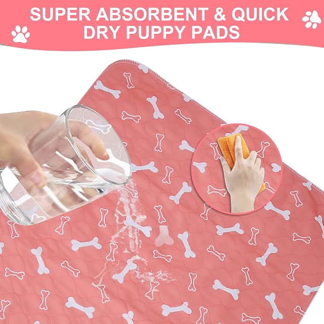 Foto 2 de 8 de Almohadilla de Entrenamiento para Mascotas, Impermeable y Lavable, Bandeja Absorbente para Cachorros, 70×80cm