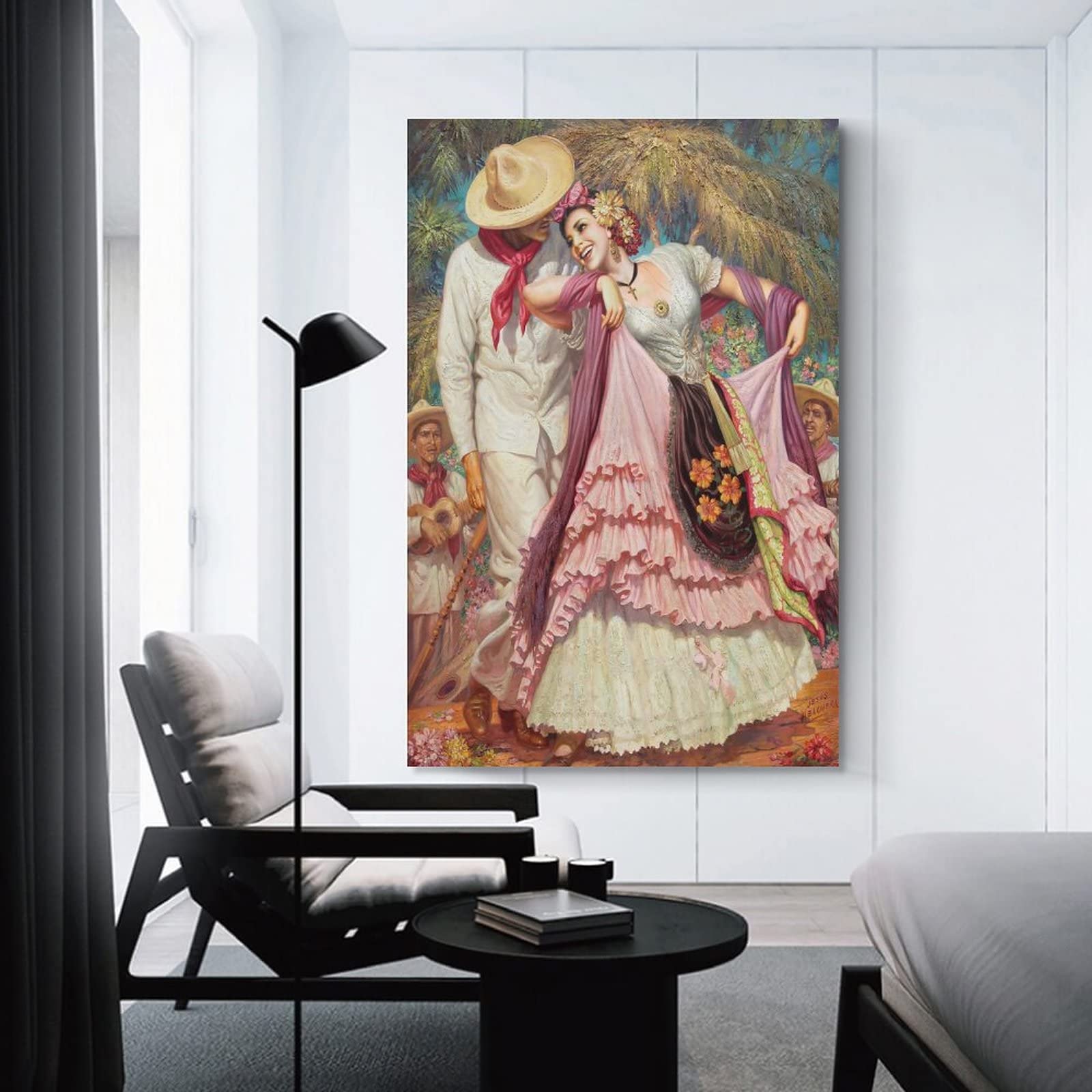 Amazon.com: Mexican Romantic Couple Dancing Canvas Art Prints