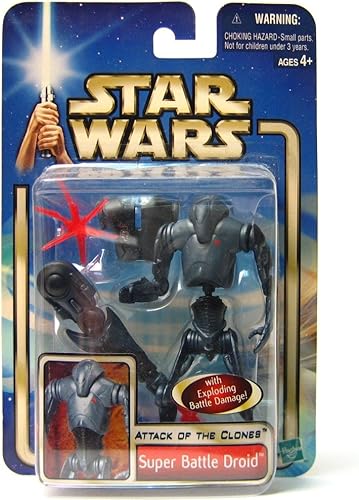 Star Wars Episodio 2 Figura de acción Super Battle Droid