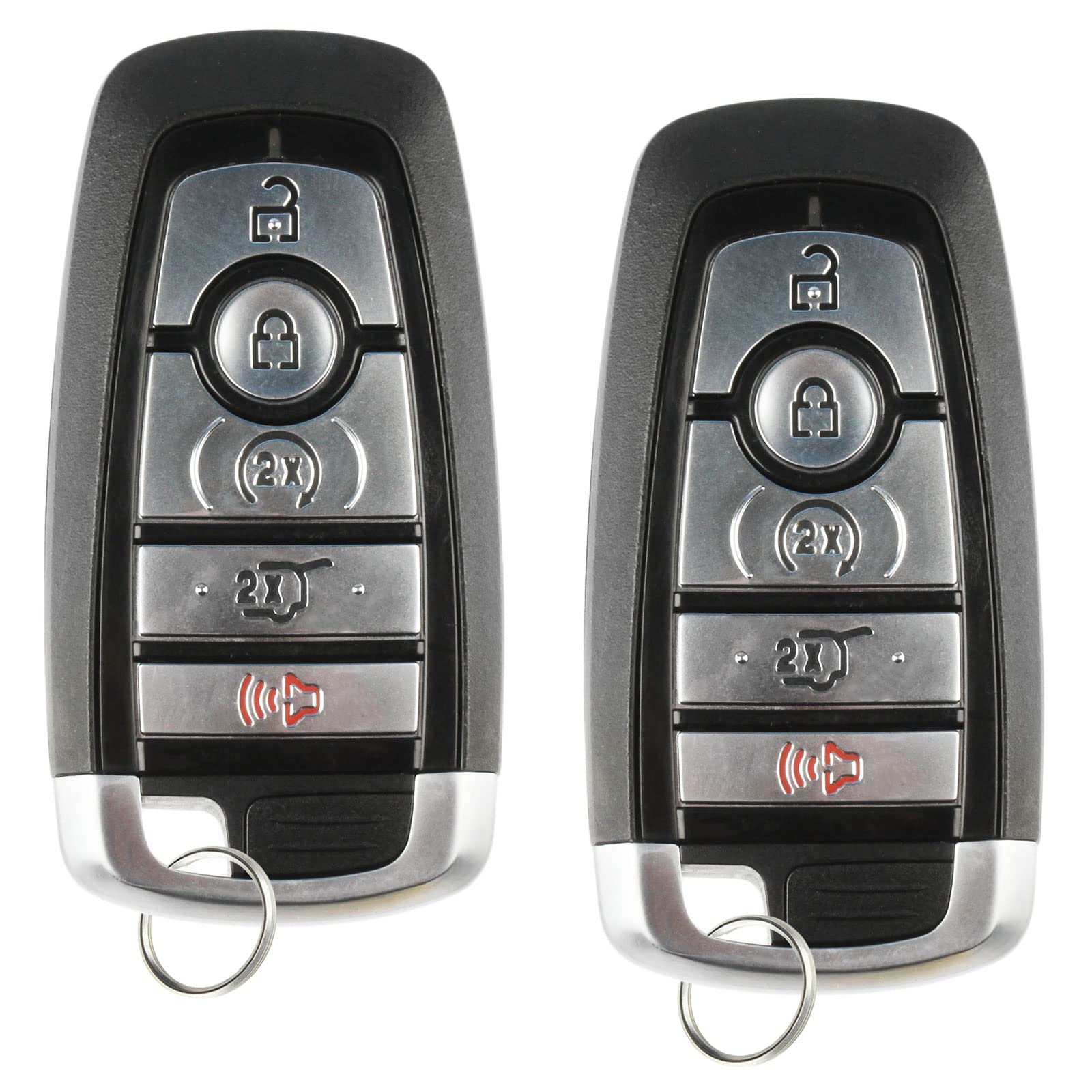 Photo 1 of 2x Keyless Option Remote Silver Prox Hatch Key Fob For Ford (M3N-A2C93142600) Two